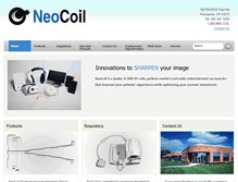 Tablet Screenshot of neocoil.com